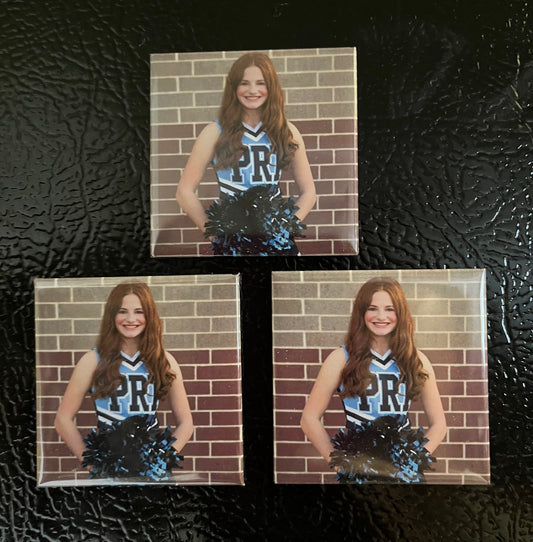 Set of 3 Custom 2x2 Magnets