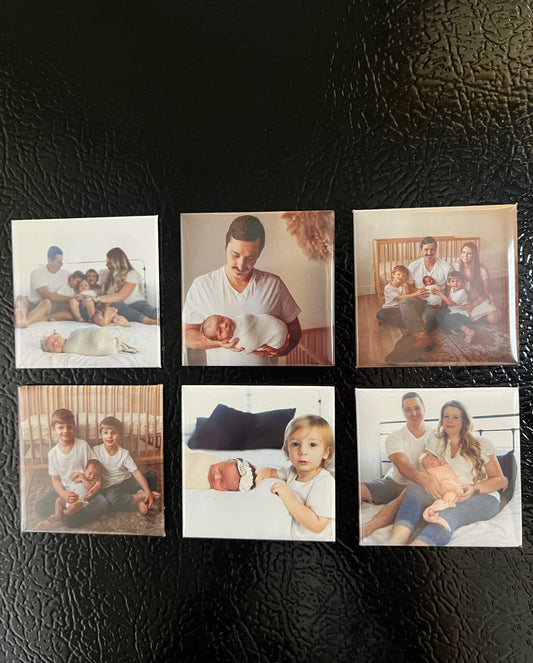 Set of 6 Custom 2x2 Magnets