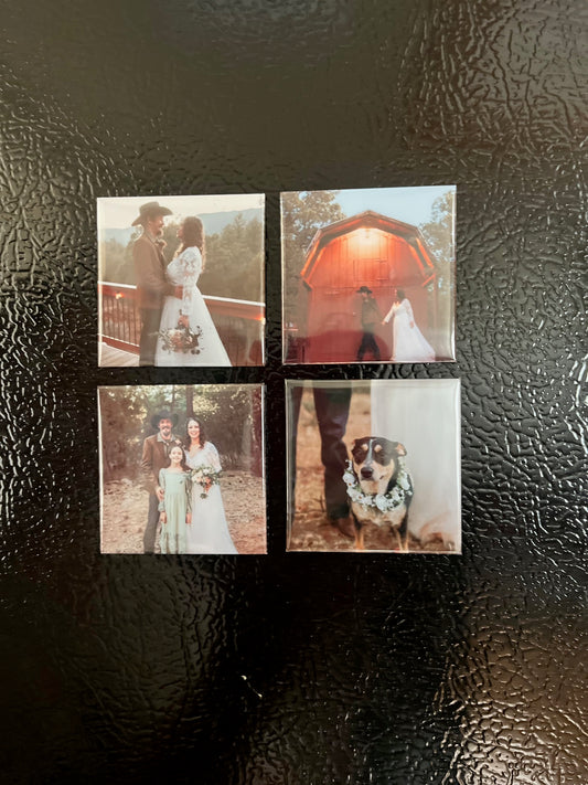 Set of 4 Custom 2x2 Magnets